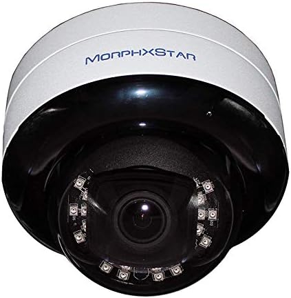 Be Ready 8 Megapixel 3X Motorized Optical Zoom 4K IP PoE Dome Security Camera with Sony Starvis Sensor Super High Definition, Microphone & Audio, IP67, Waterproof, IR, Night Vision -White