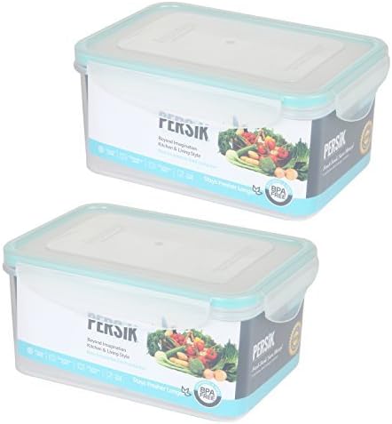 Bento Box for Kids - Small Meal Prep Containers, Divided Lunch Containers - with 3 Removable Compartment Food Portion Control Premium Quality BPA Free Airtight Lunch Boxes - 37 oz. (1.1 L) - Pack of 2