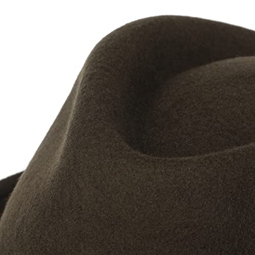 Lierys Classic Wool Trilby Women/Men - Wool Felt Hat - Fedora Summer/Winter - Waterproof Outdoor Hat - Foldable Rain Hat - Fedora