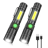 Vnina Rechargeable Tactical Flashlight, USB