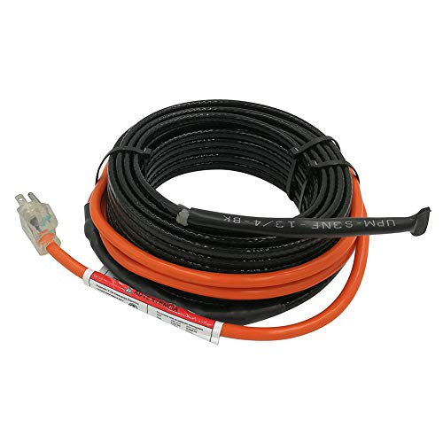HEATIT JHSF1-CT Self Regulating Pre-assembled Pipe Heating Cable 50-feet 120V