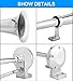 Carfka Air Train Horn Kit for Truck Car with Air Compressor, Super Loud 12V Electric Trains Horns for Vehicles, Single Trumpet Air Horn Complete Kits for Easy to Install (silver, 1pack)