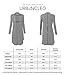 URBANCLEO Womens Basic Hi-Lo Open Front Long Cardigan Charcoal, 3XL