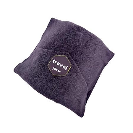 Naptr Scientifically Proven, Soft, Machine Washable Travel Neck Pillow (Grey)