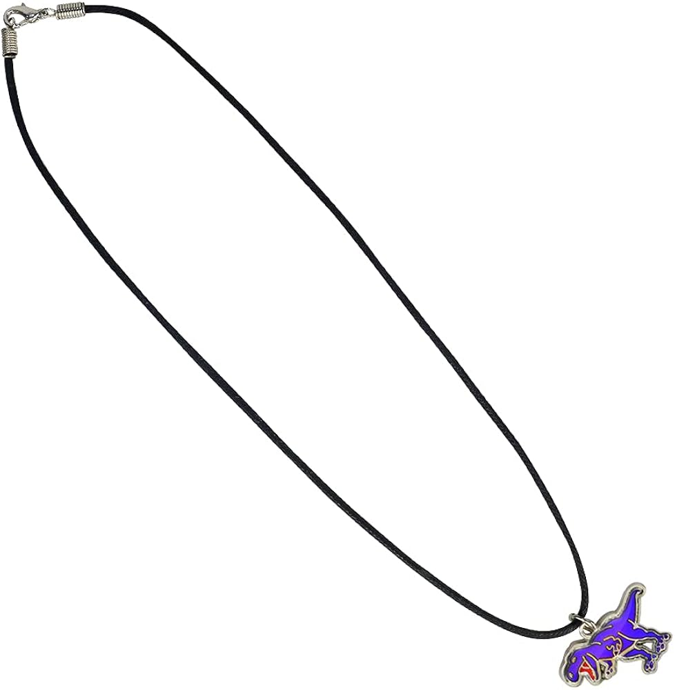 Fun Jewels Handmade T-Rex Dinosaur Pendant Color Change Mood Necklace For Boys Girls Animal Jewelry: Clothing