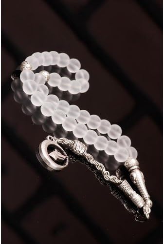 Serra Beads Plane E-Commerce Quartz Engineered Natural Stone Wolf Head Rosary should not I. Tasbih Bracelet Zikr Muslim Prayer Beads Rosary