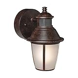 Brinks 7234BZ Lantern Oil Rubbed Bronze with Motion Light
