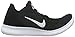 Nike Women's Free Running Motion Flyknit Shoes, Black/White - 9.5 B(M) US