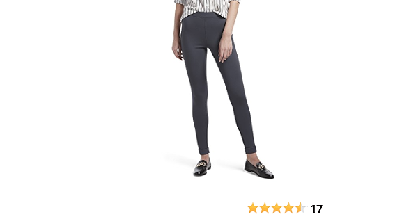 Fleece Lined High Waist Ponte Legging 