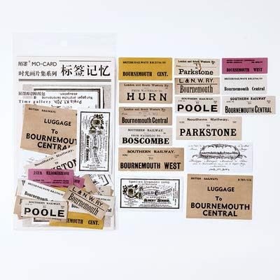 Amazon ステッカー シール かわいい 时光画片 布目紙 手紙 レトロ 花柄 デザイン 标签记忆 シール ステッカー 文房具 オフィス用品