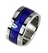 S16 Stainless Steel Mood Ring Endless Band Rainbow Colors