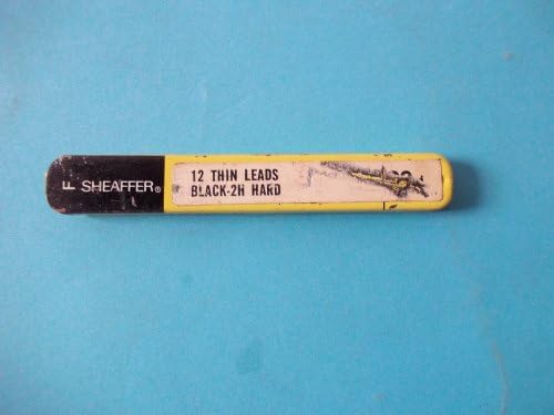 Shaeffer F 12 Thin Leads Black 2H Hard
