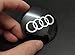 Bearfire 4 x 56.5mm Car Lettering BBS Wheel Center Cap Sticker Wheel Emblem Badge Logo Stickers (Audi)