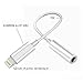 2 Pack Headphone Jack Adapter, Sprtjoy Lightning Connecter to 3.5mm Audio Jack Earphone Extender Jack Stereo for iPhone 7 / 7 Plus - Not Support IOS 10.3