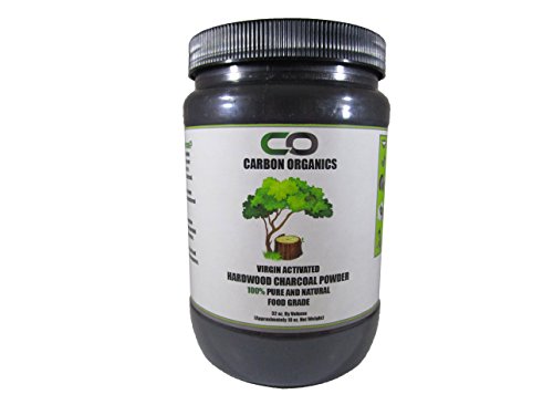 Activated Hardwood Charcoal Powder - Food Grade - Used for Teeth Whitening, Detoxification, Beauty Masks/Scrubs, Etc. - 100% All Natural - Vegan