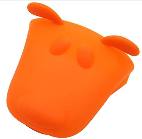 GYMNLJY Animal head Anti-scald gloves Cartoon Insulation Silicone gloves Microwave oven gloves Baking gloves£¨pack of 4£ , 2