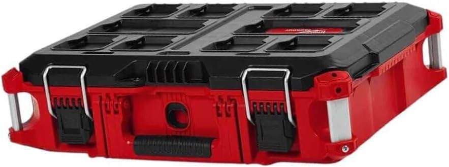 Milwaukee Pack Out 22 Inch Tool Box Red Modular Storage IP65 Weather Seal