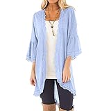 baskuwish Jacket Womens Floral Kimono Cardigan