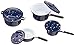 Timeless Minis - Pots and Pans with Lids - Blue - Assorted Sizes - 8 pieces