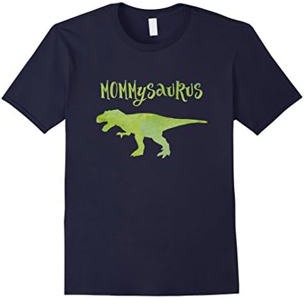 Men's Mommysaurus mommy shirt Small Navy