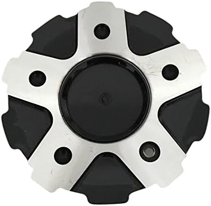 Giovanna Wheels 1611L172L-M1 998K75 S709-29 Black and Machined Center Cap