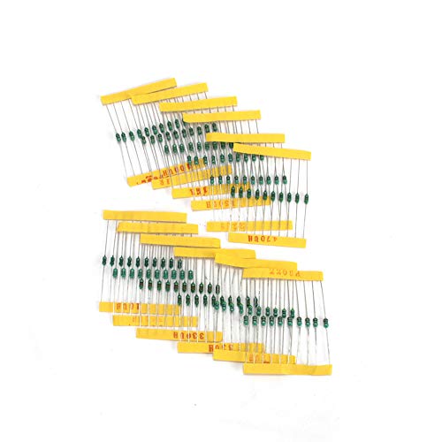 Oak-Pine 120Pcs 12 Values 0307 DIP Color Wheel Inductor Loop Inductance Kit 1 / 4W