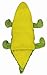 HuggleHounds Plush ,Extremely Durable and Squeaky Hand Puppet, Big Billy The Gator, Dog Toy Puppet , Large