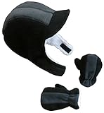 N'Ice Caps Boys Sherpa Lined Micro Fleece Racer Cap and Mitten Set