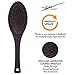 The Hair Shop Black Loop Brush – Salon Professional Grade with Matted Black and Ergonomic Design – Safe Detangler Tool for 100% Remy Human and Synthetic Hair Extensions and Wigsthumb 1