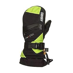 Swany X-Change JR Mitt - Kid's Black/Lime X-Large
