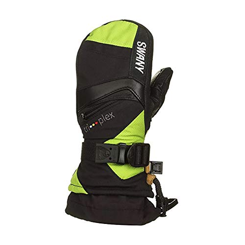 Swany X-Change JR Mitt - Kid's Black/Lime X-Large