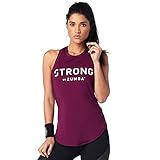 STRONG by Zumba Women's Athletic Performance Breathable Workout Tank Top Sweat Wicking