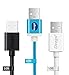 3Pack 10ft Micro USB Cable, High Speed USB 2.0 Premium Durable Data Sync Cable Cord For Samsung, HTC, LG, Blackberry, Android, tablet, Canon, Nikon camera and more