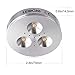 LEDGLE 6 Pack LED Under Cabinet Lighting Kit 18W Under Counter Lights Puck Lights DC 12V Kitchen Lighting Closet Lights 3000K Warm White All Accessories Included