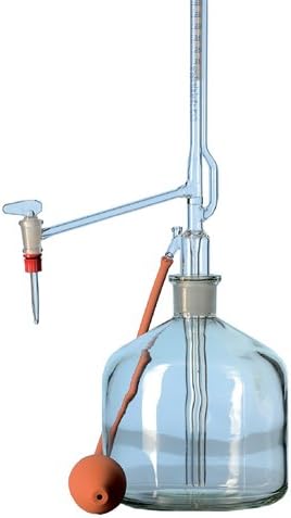 DURAN 29 245 01 Automatic Burette Pellet-Type Blowball, Side-Positioned Standard Ground Stopcock