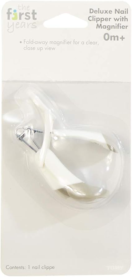 the first years american red cross deluxe nail clipper with magnifier