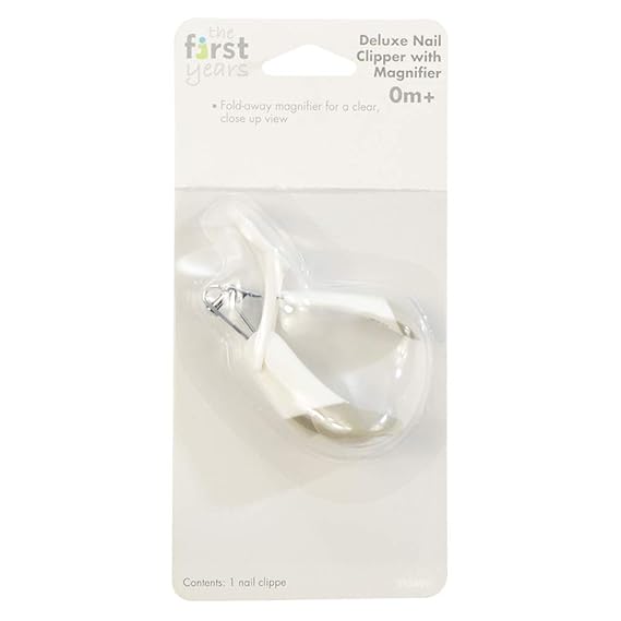 the first years deluxe nail clipper with magnifier
