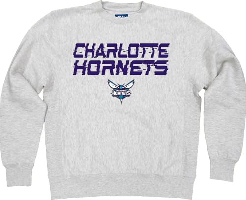 Blue 84 Charlotte Hornets NBA Officially Licensed Crewneck Sweatshirt Heavyweig…