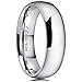 King Will BASIC 7mm Stainless Steel Ring Original Color Full High Polished with Laser Etched I Love You