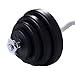 Giantex 52 LB Barbell Dumbbell Weight Set Gym Lifting Exercise Solid & Hollow Curl Bar