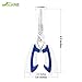 Booms Fishing H04 Fishing Pliers Scissors Curved Nose with Lanyard