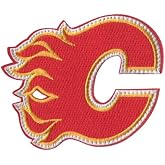 Official Licensed Calgary Flames NHL Team Patch (Medium) (Hook &amp; Loop Patch - NOT Iron On) (License Reseller) - by HEDiGEAR