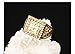 OPK Jewelry 18k Gold Plated Carving Ring Property in Chinese Adjustable