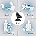 Magnetic Phone Car Mount - 360 Magnetic Phone Holder - Cell Phone Car Mount - Magnetic Phone Holder Car - Rotation Car Phone Holder iPhone X XS Max 8 8 Plus 7 7 Plus Samsung S7 S8 HTC LG