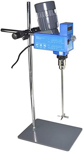 ZHAODALEI Lab Digital Overhead Stirrer Lab Mixer Heavy Duty Overhead Laboratory Mixer industrial liquid mixer 0~10000mpas, 20L