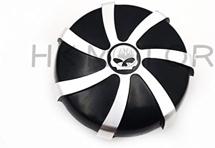 HONGK- Chrome Flame Gas Cap Vented Fuel Cap Compatible with Harley XL & Big Twin Gas Tank Cap 84-15 [B06WGQCF7T]