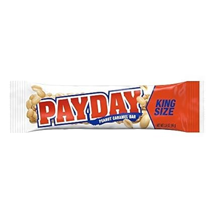Amazon Com Payday Peanut Caramel King Size Candy Bar 3 4 Oz Bars Pack Of 18 2 Units Per Order Grocery Gourmet Food