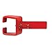 2 Pcs, .059 Steel; Crs Finish Zinc Plated; Red Powder Coat Universal Breaker Lock Out Device Easy to Install