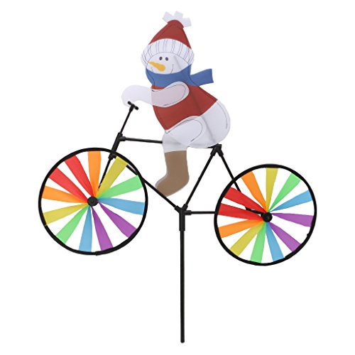 Lvyuanda Christmas Colorful Wheel Wind Spinner Windmill - Outdoor Lawn Garden Decor - Decor Your Yard Garden, Random Delivery