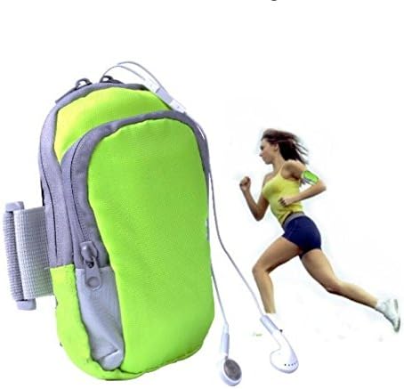 YIRUI Sports Armband, Multifunctional Pockets Workout Running ArmBag for iphone6, 6plus, 5, 5s, 5c,Galaxy S5,S4,S3,Note 2 3 4 and all 3.5~5.8" smartphone(Green)